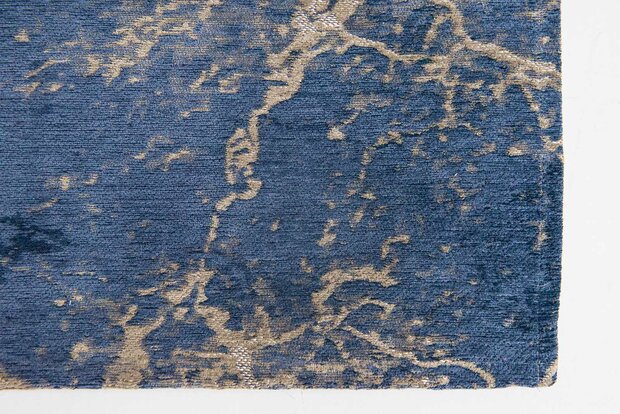 Louis De Poortere vloerkleed, Mad Men Abyss Blue 8629, Cracks design