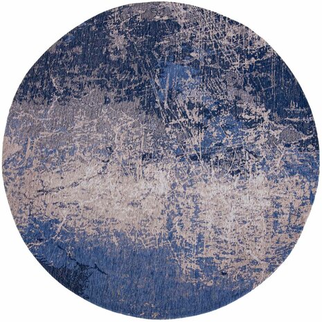Louis De Poortere vloerkleed, Mad Men Abyss Blue 8629, Cracks design