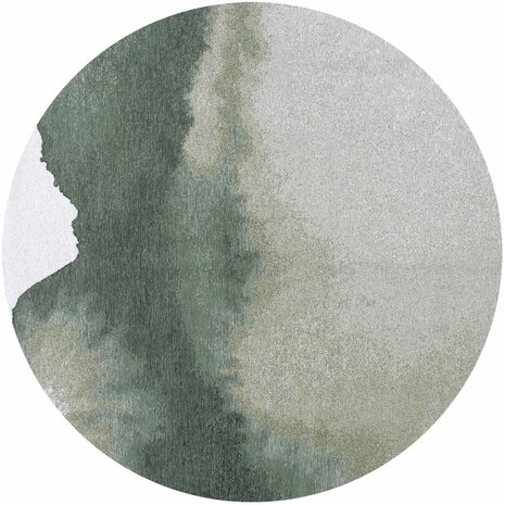 Louis De Poortere vloerkleed, Meditation Palm Green 9331, Lagoon design