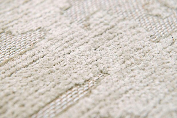 Louis De Poortere vloerkleed, Structures Dry Beige 9197, Baobab design