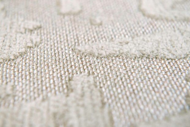 Louis De Poortere vloerkleed, Structures Dry Beige 9197, Baobab design