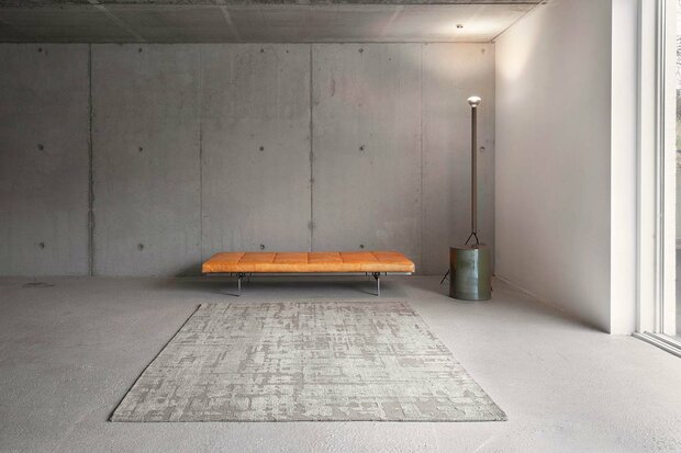 Louis De Poortere vloerkleed, Structures Dry Beige 9197, Baobab design