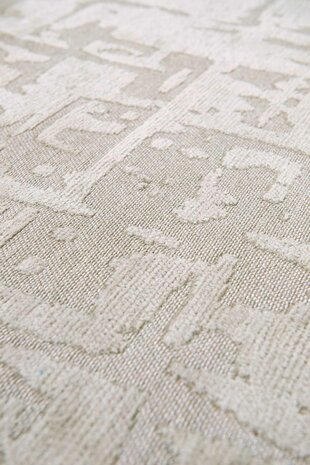 Louis De Poortere vloerkleed, Structures Dry Beige 9197, Baobab design