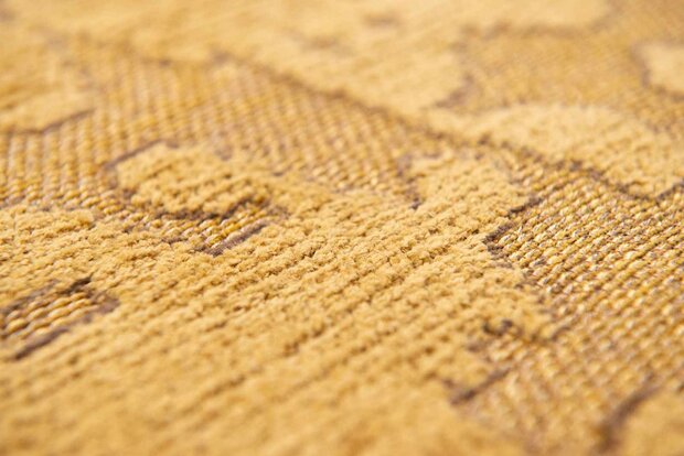 Louis De Poortere vloerkleed, Structures Madagascar Gold 9201, Baobab design