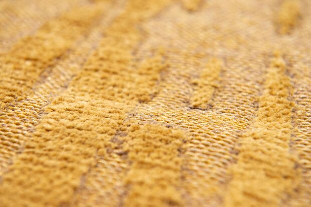 Louis De Poortere vloerkleed, Structures Madagascar Gold 9201, Baobab design