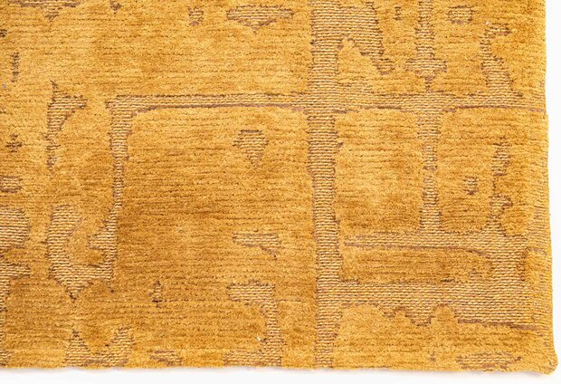 Louis De Poortere vloerkleed, Structures Madagascar Gold 9201, Baobab design