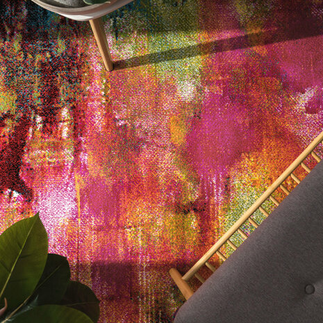 Multicolor vloerkleed BERLIJN 754