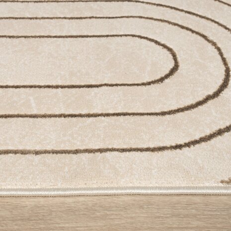 Modern karpet of vloerkleed BRUSSEL 215 kleur creme