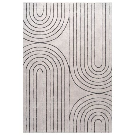 Modern karpet of vloerkleed BRUSSEL 215 kleur grijs