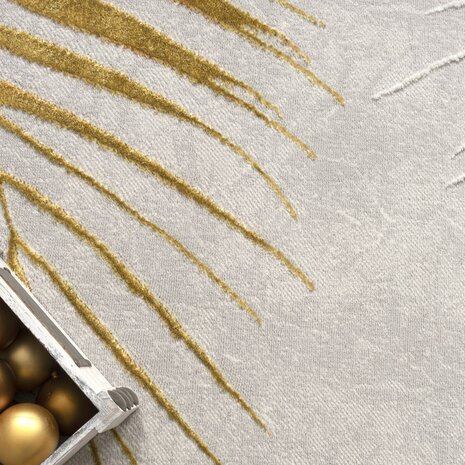 Modern karpet of vloerkleed BRUSSEL 218 kleur goud