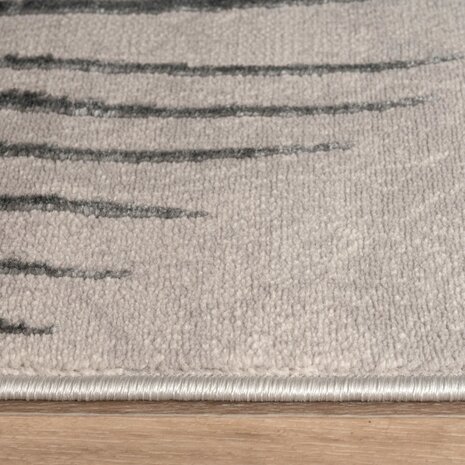 Modern karpet of vloerkleed BRUSSEL 218 kleur grijs