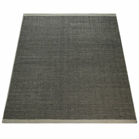 Wollen karpet of vloerkleed FRANSICO 300 kleur grijs