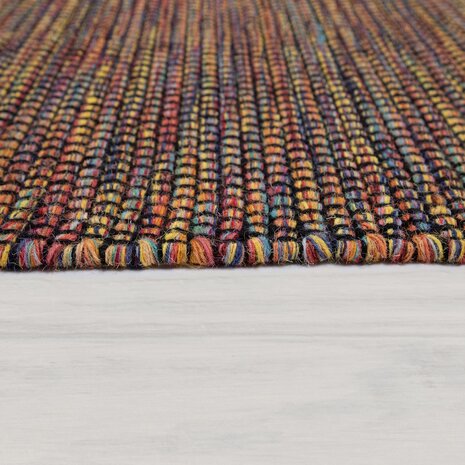 Wollen karpet of vloerkleed FRANSICO 300 kleur multicolor