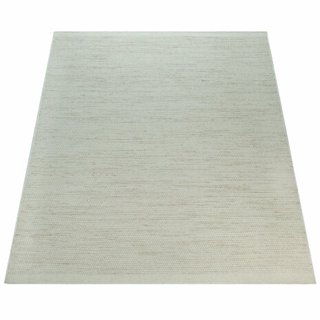 Wollen karpet of vloerkleed FRANSICO 300 kleur natur