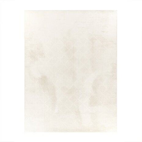 Effen creme karpet of vloerkleed SKY 523