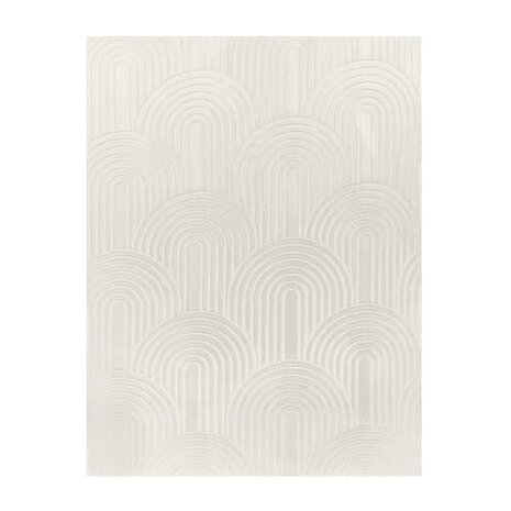 Effen creme karpet of vloerkleed SKY 524