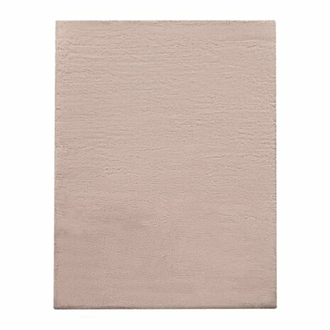 Hoogpolig effen soft vloerkleed SOFTY 780 kleur beige