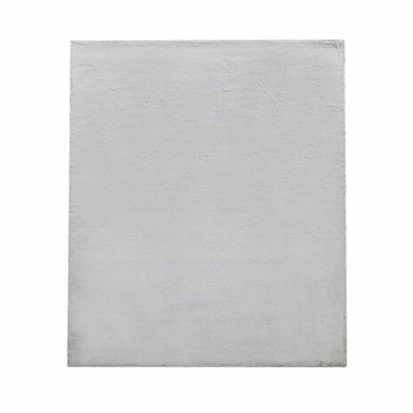 Hoogpolig effen soft vloerkleed SOFTY 780 kleur grijs