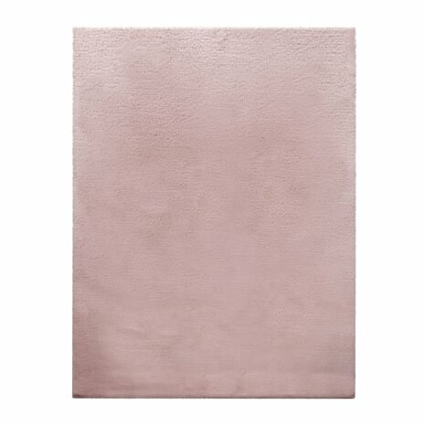 Hoogpolig effen soft vloerkleed SOFTY 780 kleur pink