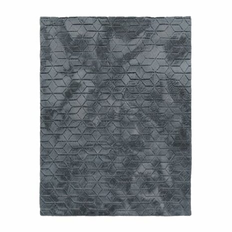 Hoogpolig soft vloerkleed ANDRES 745 kleur antraciet