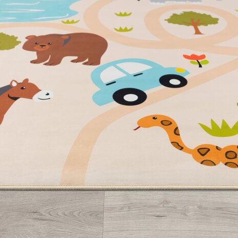 Kinder vloerkleed of karpet KIDDY 580 kleur multicolor
