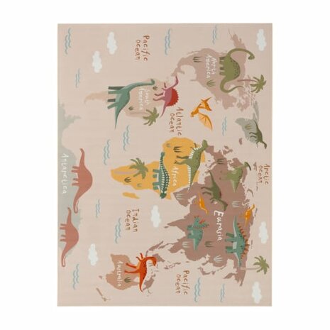 Kinder vloerkleed of karpet KIDDY 583 kleur beige