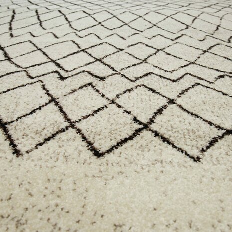 Vloerkleed of karpet NORMA 835 kleur creme