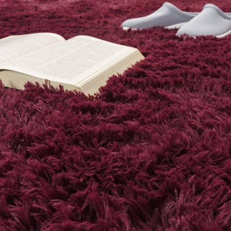 Hoogpolig vloerkleed of karpet LONDON 591 kleur lila