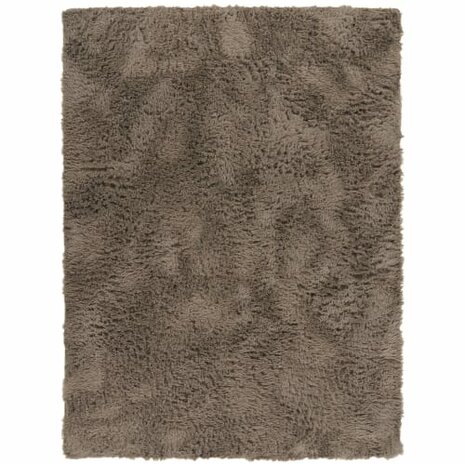 Hoogpolig vloerkleed of karpet LONDON 591 kleur taupe
