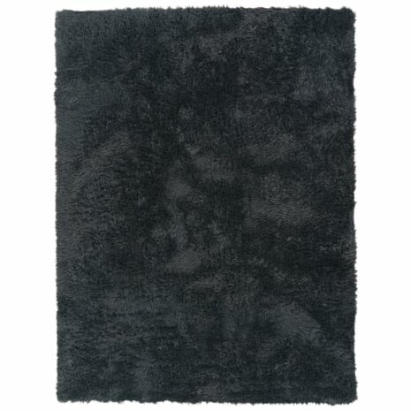 Hoogpolig vloerkleed of karpet LONDON 591 kleur antraciet