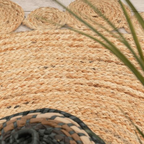 Jute vloerkleed of karpet BOSTON kleur natur 592