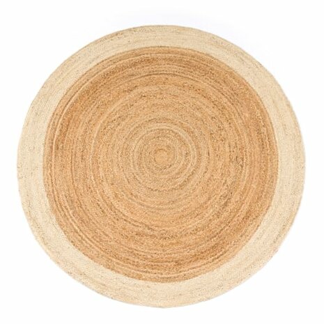Jute vloerkleed of karpet BOSTON kleur ivoor 594