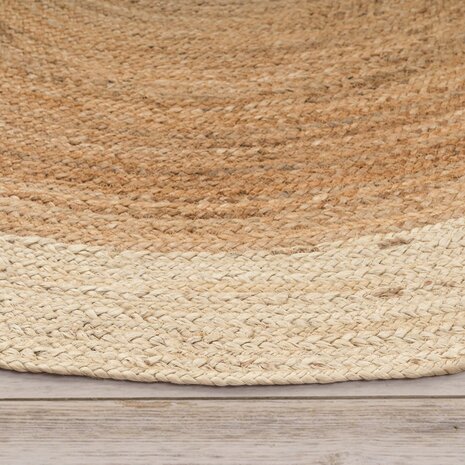 Jute vloerkleed of karpet BOSTON kleur ivoor 594