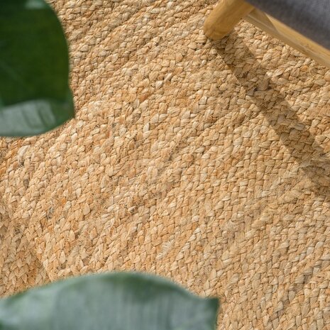 Jute vloerkleed of karpet BOSTON kleur ivoor 594