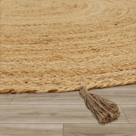 Jute vloerkleed of karpet BOSTON kleur natur 599
