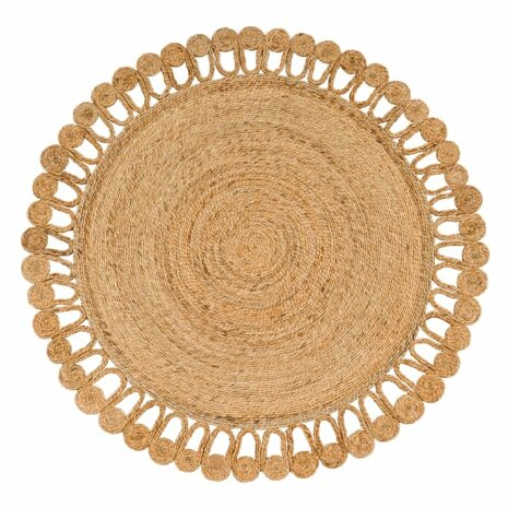 Jute vloerkleed of karpet BOSTON kleur natur 597