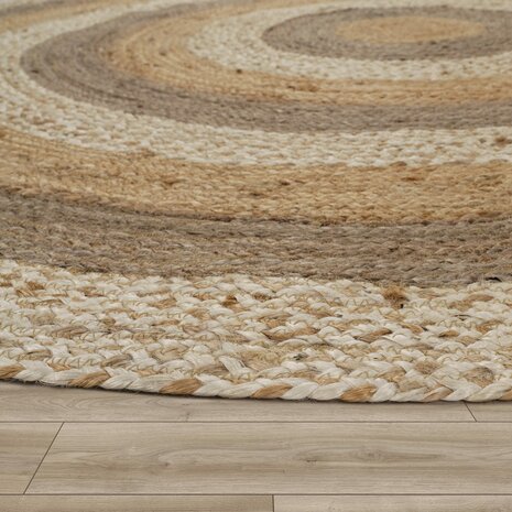 Jute vloerkleed of karpet BOSTON kleur multicolor 598