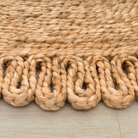 Jute vloerkleed of karpet BOSTON kleur natur 596