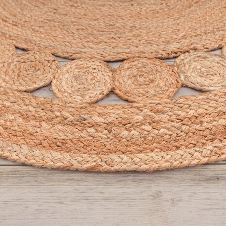 Jute vloerkleed of karpet BOSTON kleur natur 593