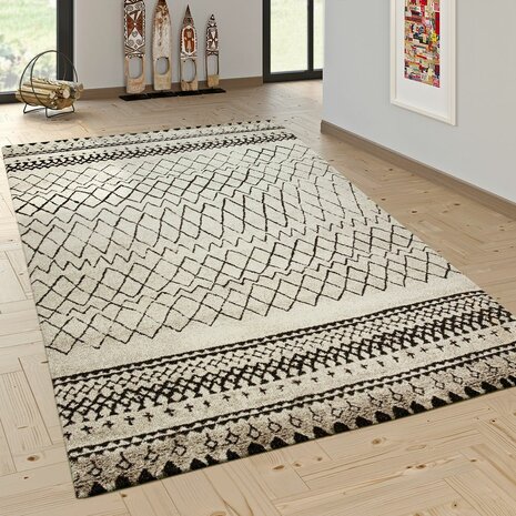 Vloerkleed of karpet NORMA 835 kleur creme