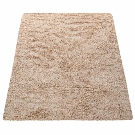 Hoogpolig vloerkleed of karpet LONDON 591 kleur beige