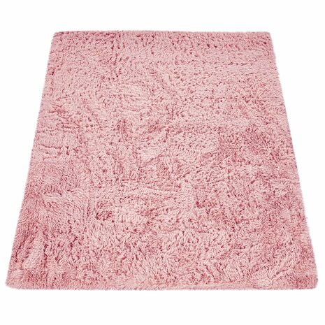 Hoogpolig vloerkleed of karpet LONDON 591 kleur rose
