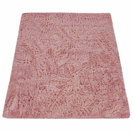 Hoogpolig vloerkleed of karpet LONDON 591 kleur rood