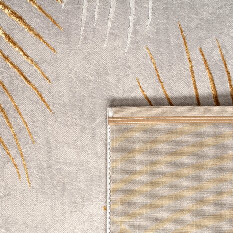 Modern karpet of vloerkleed BRUSSEL 218 kleur goud