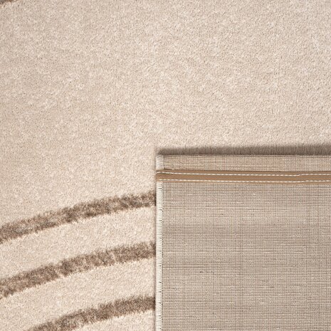 Modern karpet of vloerkleed BRUSSEL 216 kleur beige