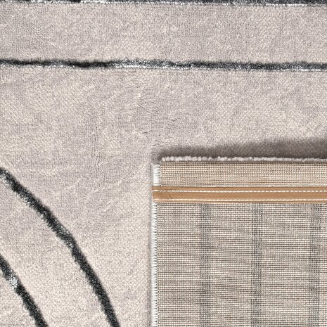 Modern karpet of vloerkleed BRUSSEL 215 kleur grijs
