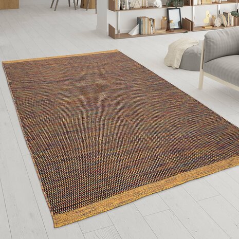 Wollen karpet of vloerkleed FRANSICO 300 kleur multicolor