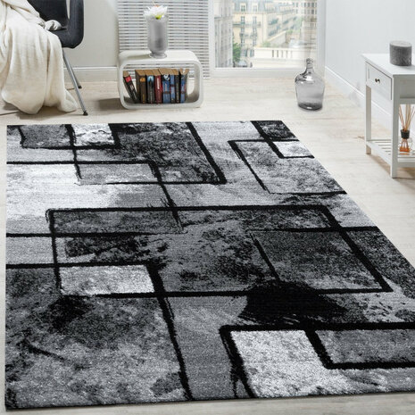 Modern vloerkleed MARCO 101 kleur grijs
