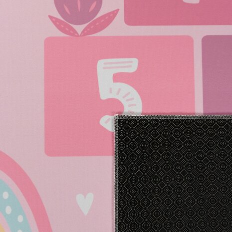 Kinder vloerkleed of karpet KIDDY 585 kleur pink