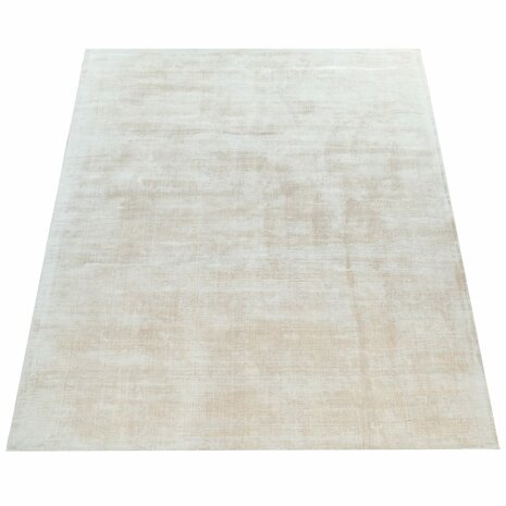 Viscose vloerkleed of karpet MERLIN kleur creme 330